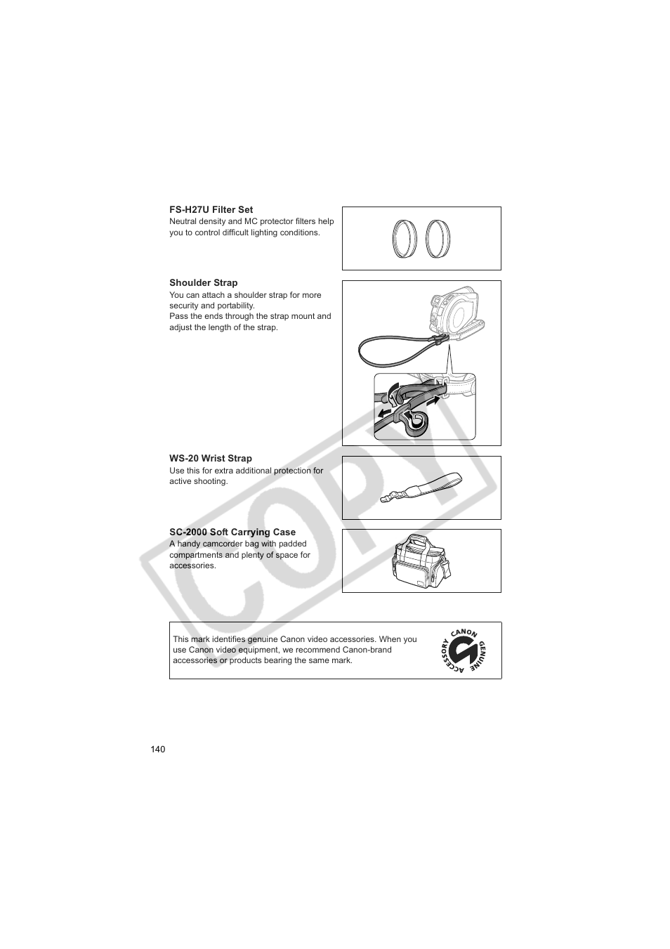 Canon DC20  EN User Manual | Page 140 / 148