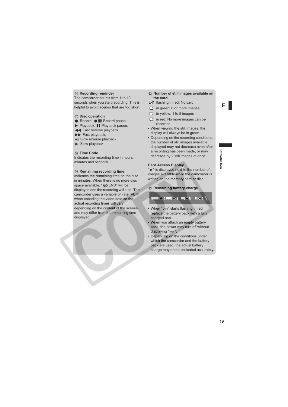 Canon DC20  EN User Manual | Page 19 / 148