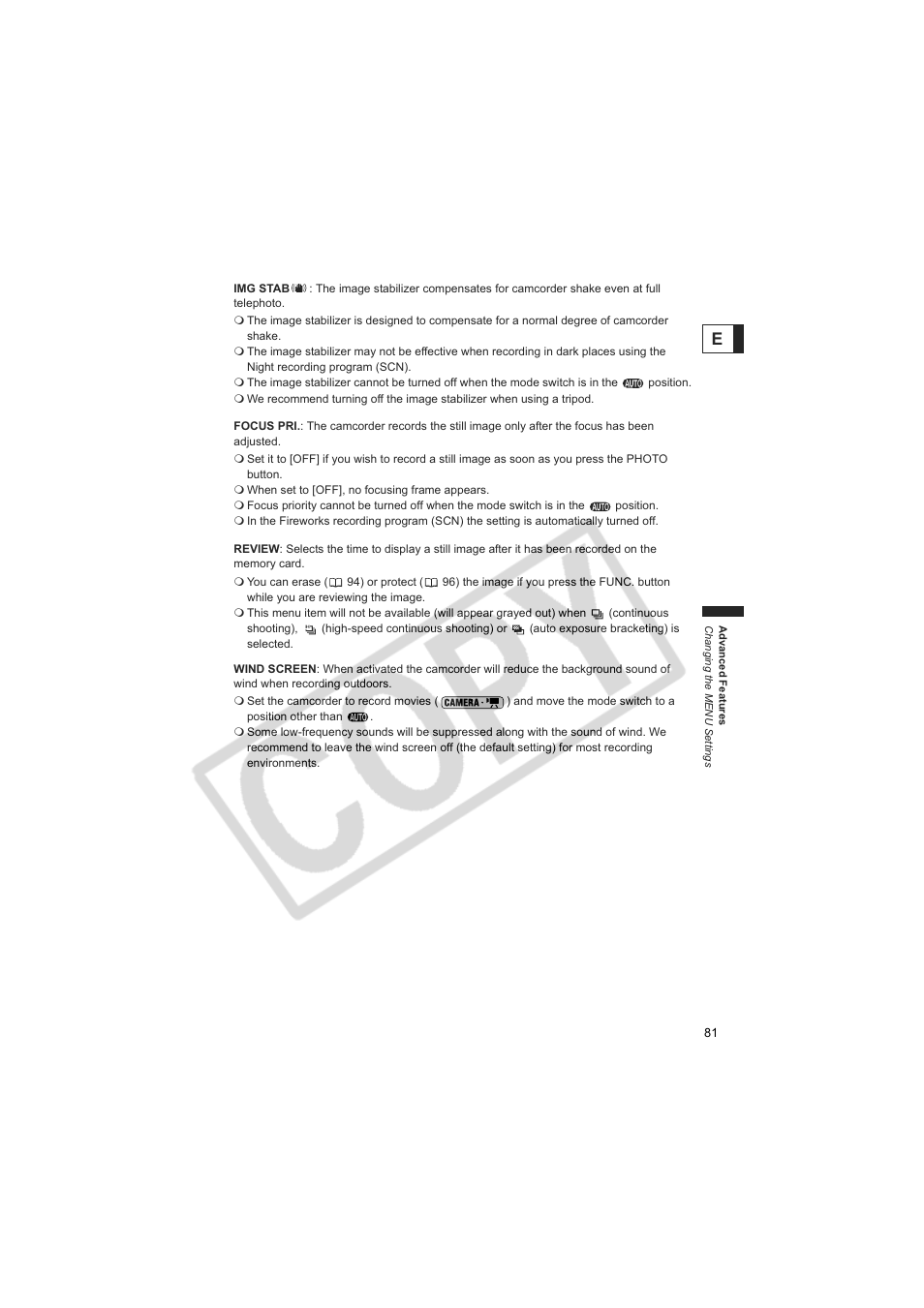 Canon DC20  EN User Manual | Page 81 / 148