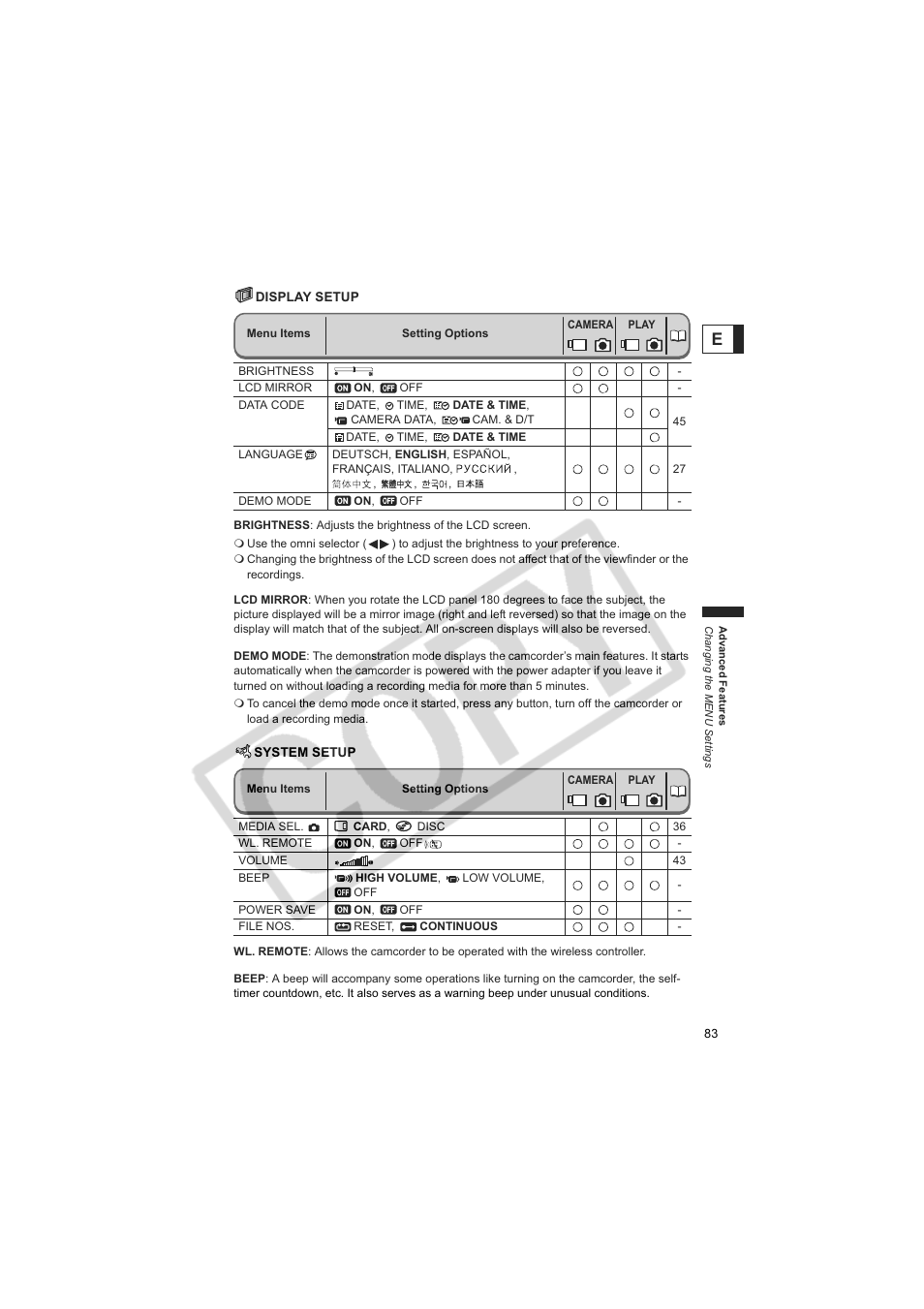 Canon DC20  EN User Manual | Page 83 / 148