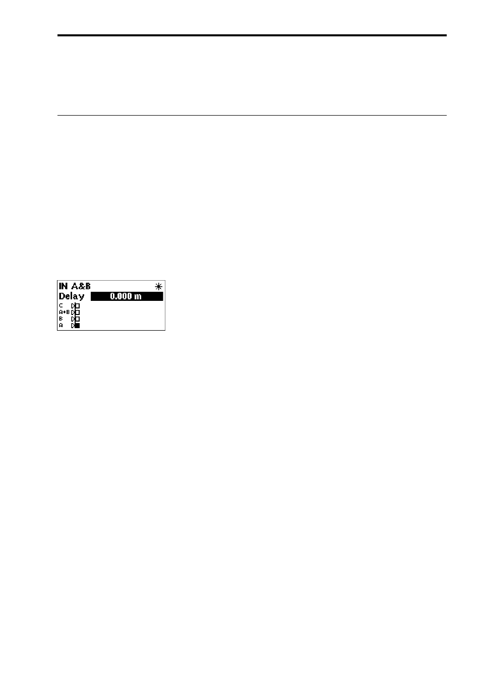 0 inputs menu, Delay | BSS Audio FDS-355 OMNIDRIVE Owner's Manual User Manual | Page 25 / 52