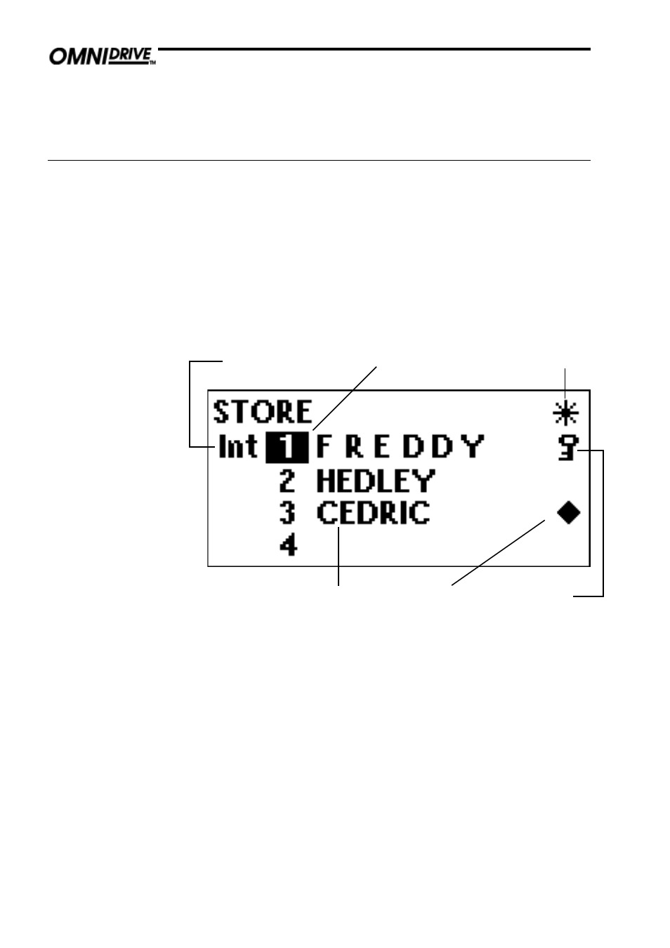0 store and recall, 1 storing, Store and recall | BSS Audio FDS-355 OMNIDRIVE Owner's Manual User Manual | Page 32 / 52