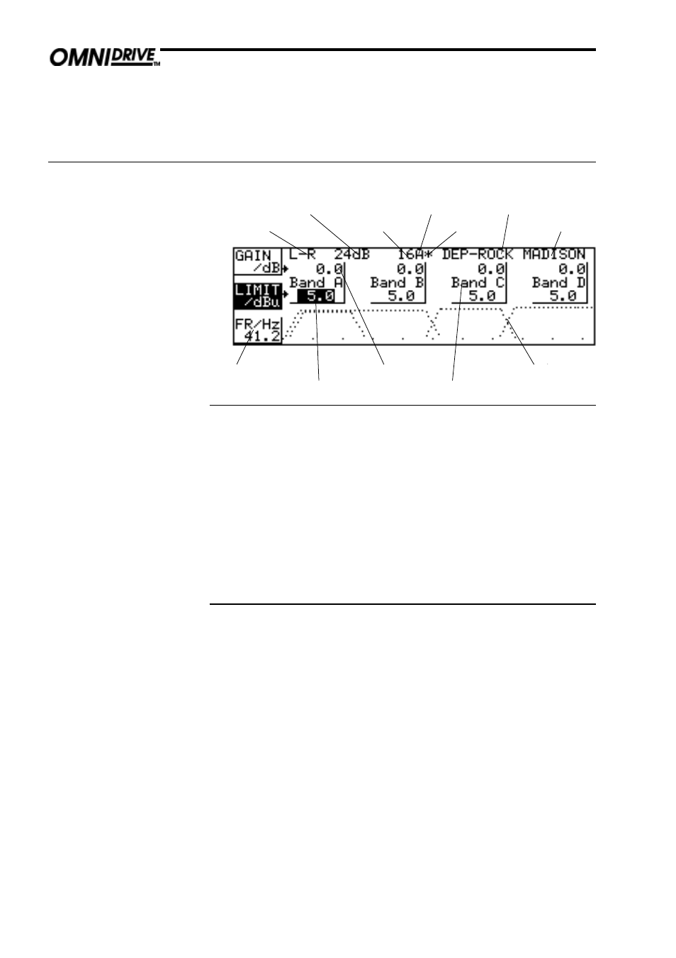 0 xover screen, Xover screen | BSS Audio FDS-388 OMNIDRIVE Owner's Manual User Manual | Page 32 / 66