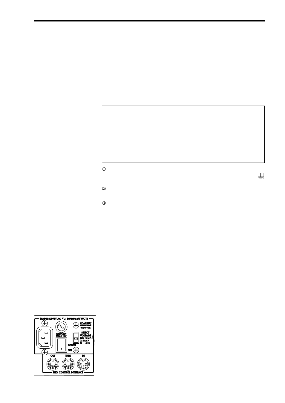 3 mains power, Mains power voltage setting, 4 voltage setting | BSS Audio FDS-388 OMNIDRIVE Owner's Manual User Manual | Page 9 / 66