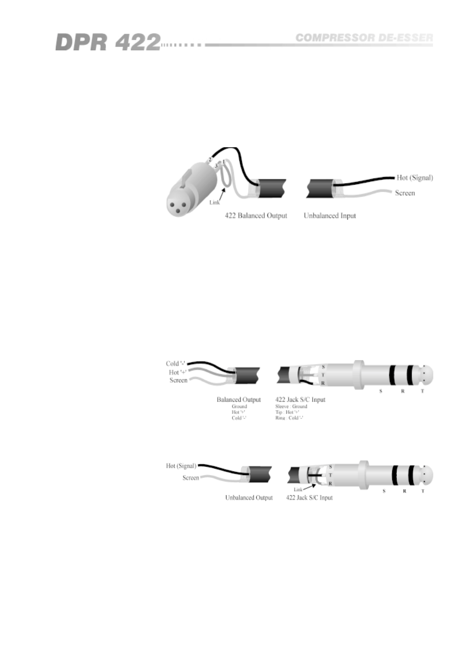 11 5.3 side chain inputs | BSS Audio OPAL Series DPR-422 Owner's Manual User Manual | Page 11 / 40