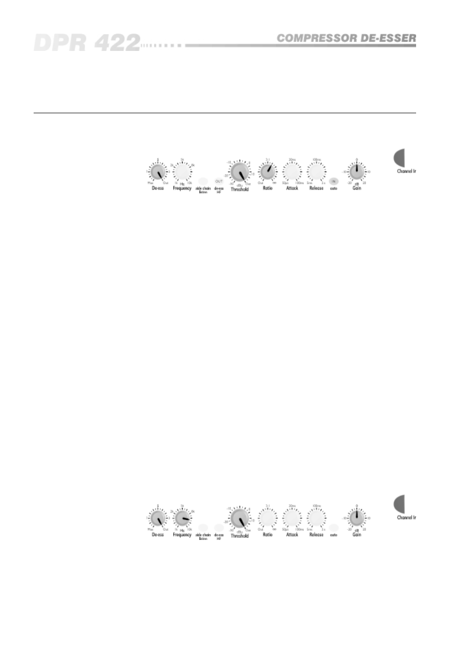 0 operation and applications | BSS Audio OPAL Series DPR-422 Owner's Manual User Manual | Page 26 / 40