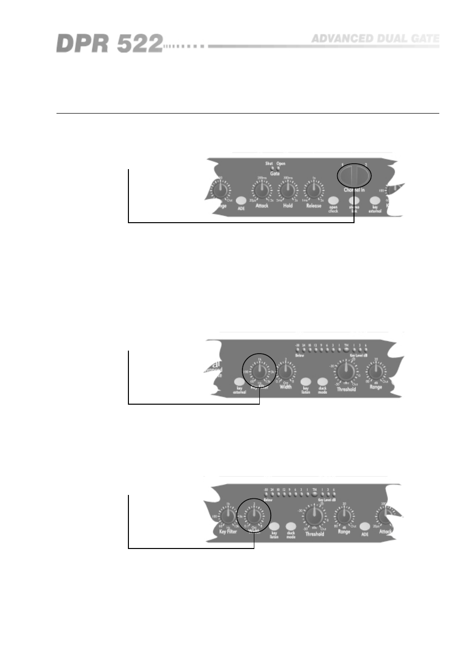 0 control operations | BSS Audio OPAL Series DPR-522 Owner's Manual User Manual | Page 13 / 36