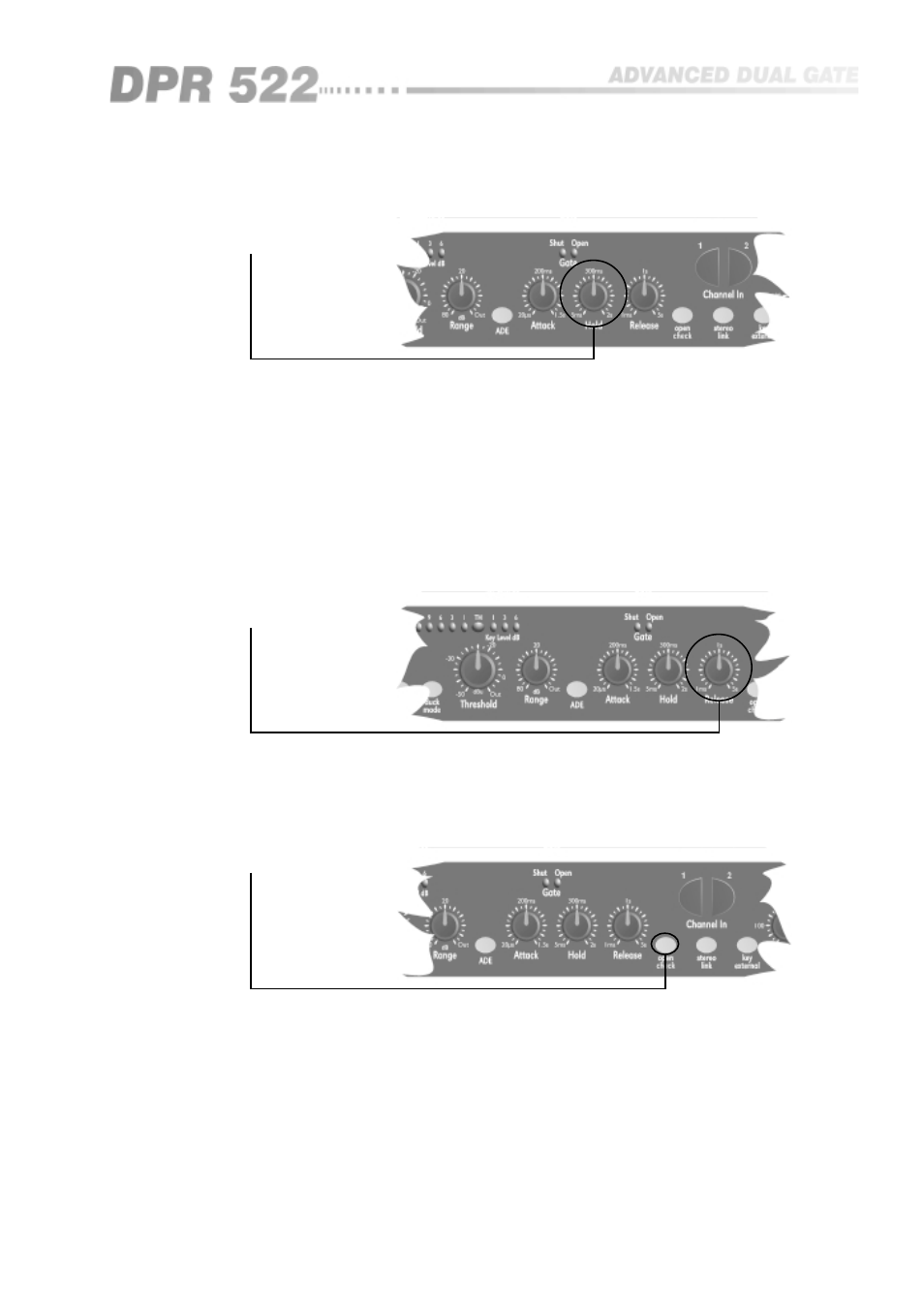 12 release, 13 open check | BSS Audio OPAL Series DPR-522 Owner's Manual User Manual | Page 17 / 36