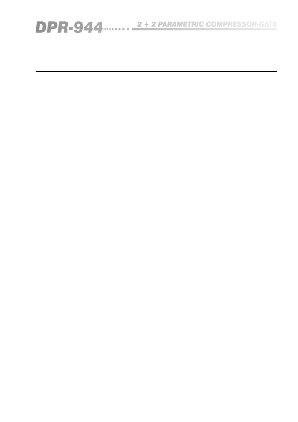 Index | BSS Audio OPAL Series DPR-944 Owner's Manual User Manual | Page 39 / 42