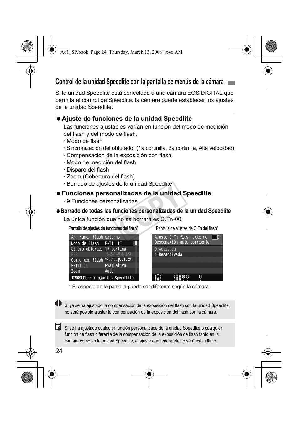 Cop y | Canon Speedlite 430EX II User Manual | Page 105 / 122