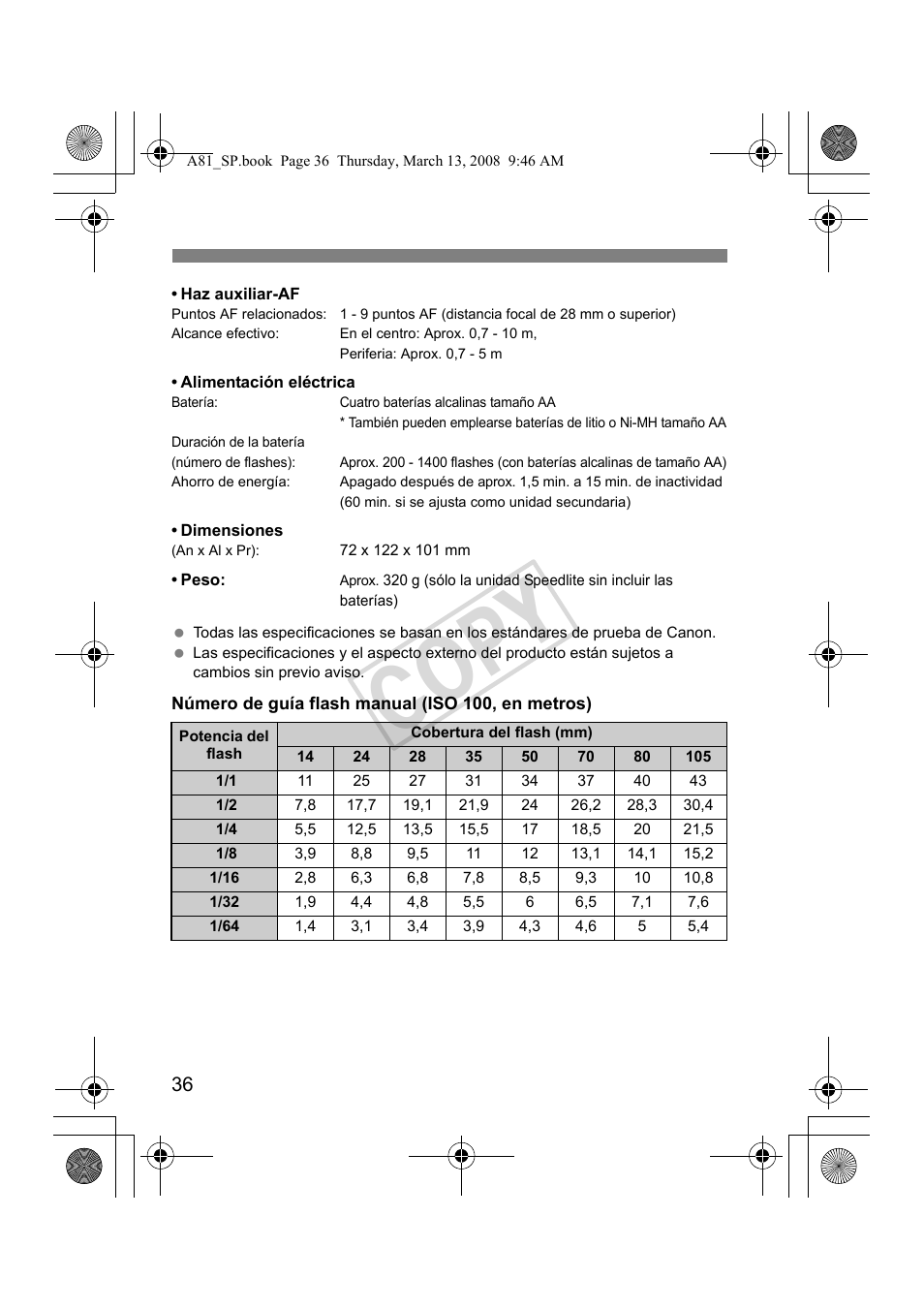 Cop y | Canon Speedlite 430EX II User Manual | Page 117 / 122