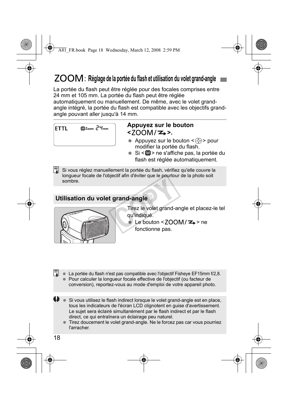 Cop y | Canon Speedlite 430EX II User Manual | Page 59 / 122