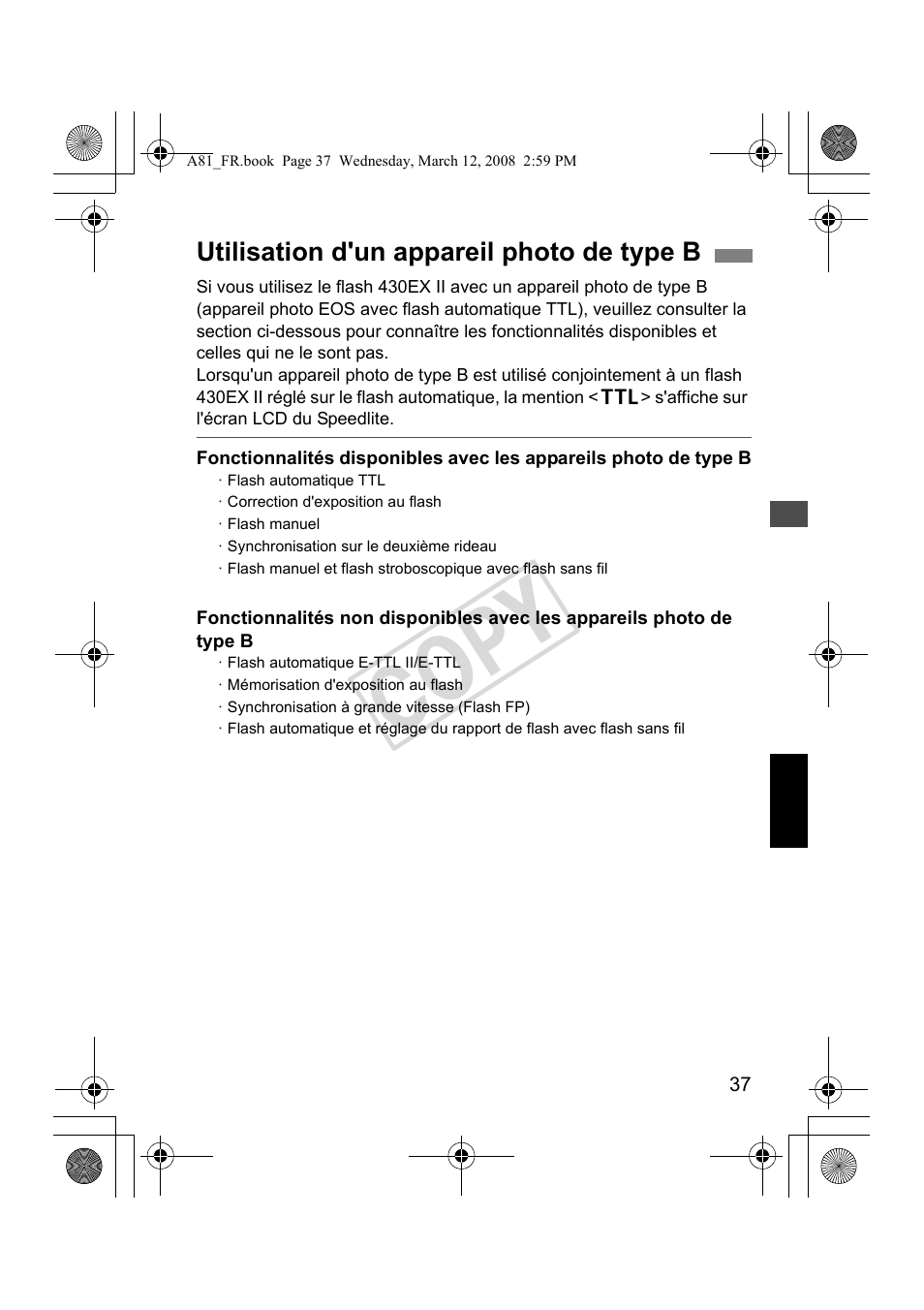 Cop y | Canon Speedlite 430EX II User Manual | Page 78 / 122