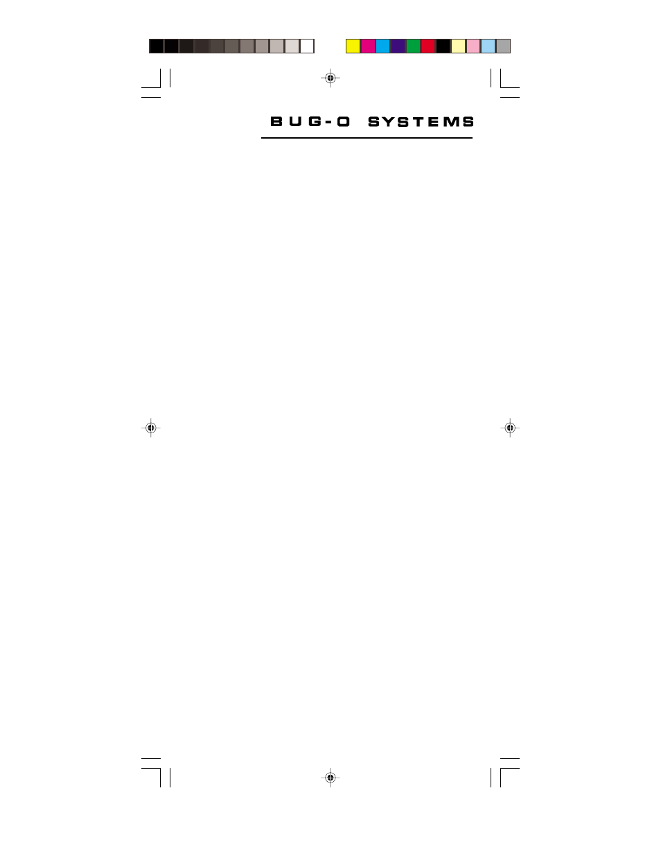 Preface | BUG-O Systems Flame Cutting User Manual | Page 5 / 34