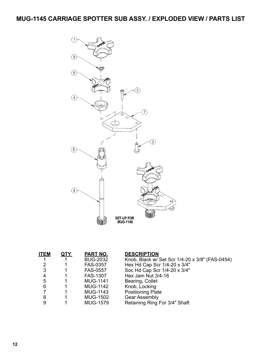 BUG-O Systems Side Beam System User Manual | Page 12 / 17
