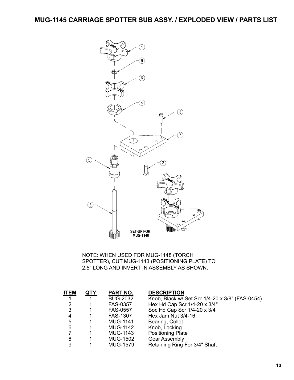 BUG-O Systems Side Beam System User Manual | Page 13 / 17