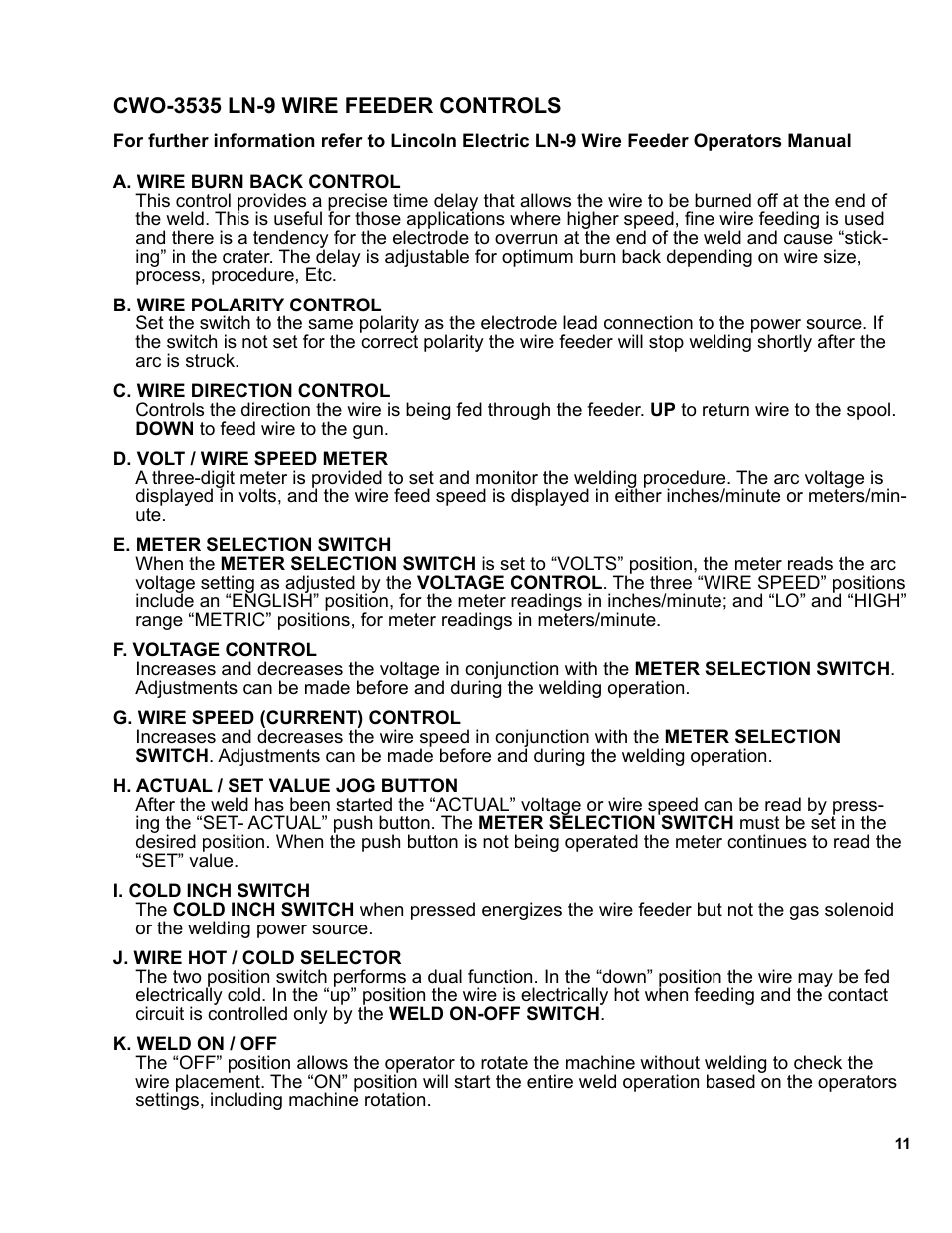 BUG-O Systems CWP-11 User Manual | Page 11 / 47