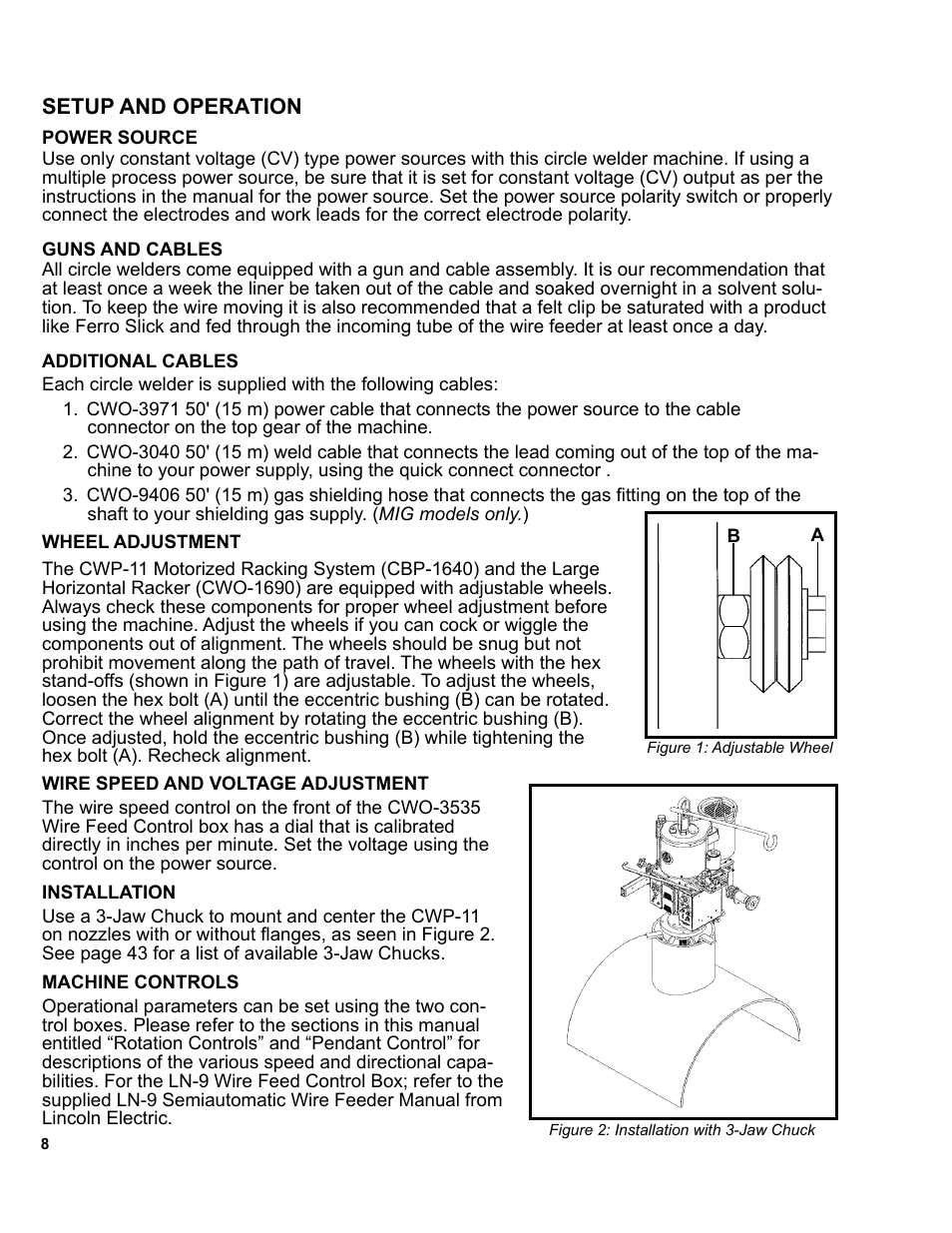 Setup and operation | BUG-O Systems CWP-11 User Manual | Page 8 / 47