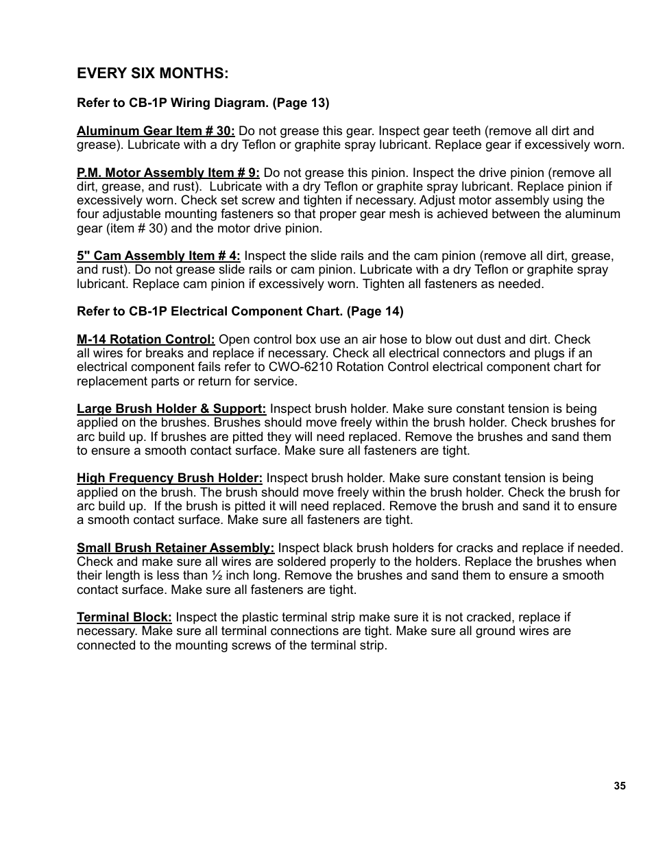 BUG-O Systems CB-1P User Manual | Page 35 / 37