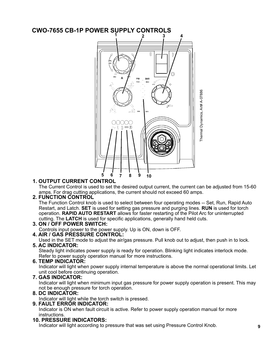 9 ...... cwo-7621 cb-1p power source controls | BUG-O Systems CB-1P User Manual | Page 9 / 37