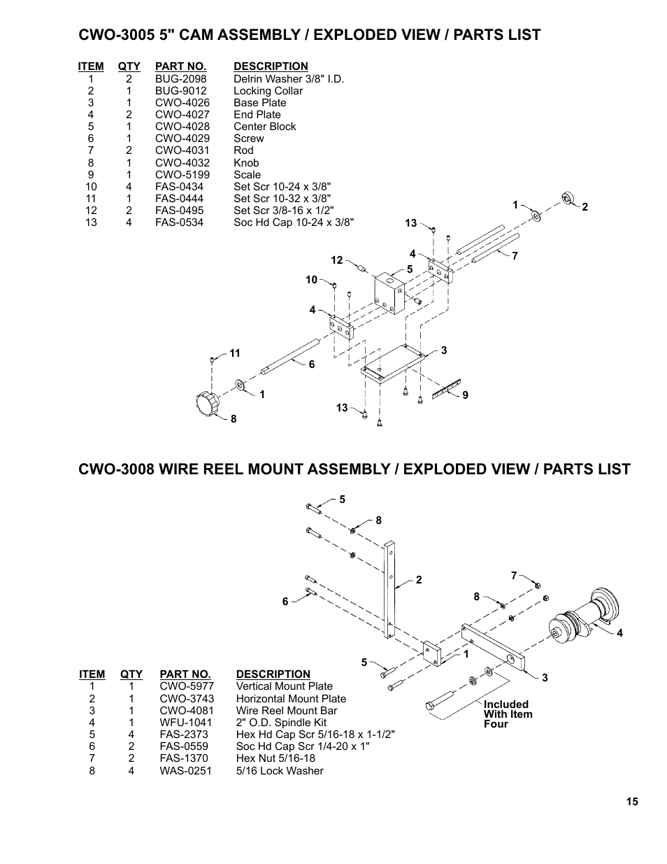 BUG-O Systems CW-5 User Manual | Page 15 / 34