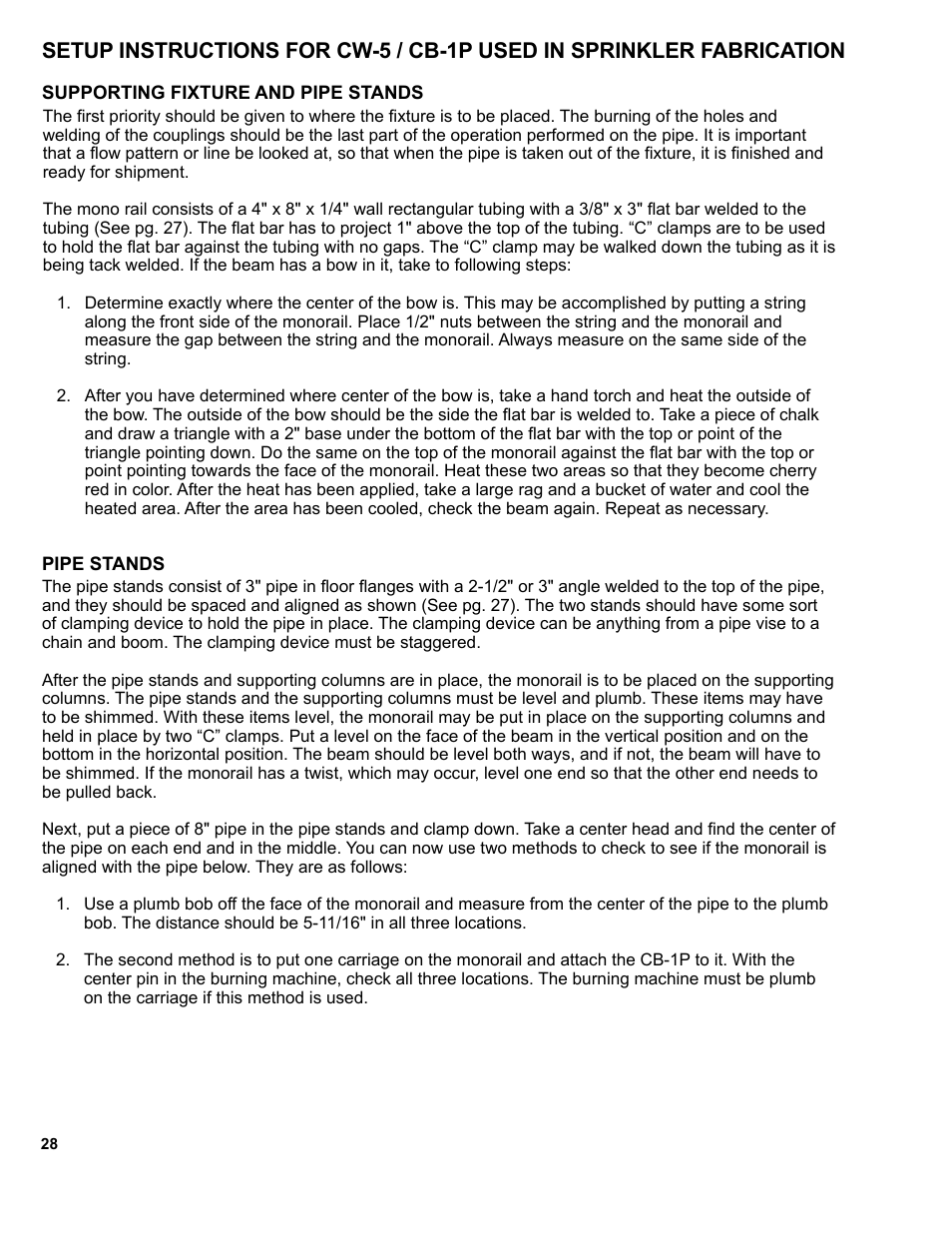 BUG-O Systems CW-5 User Manual | Page 28 / 34