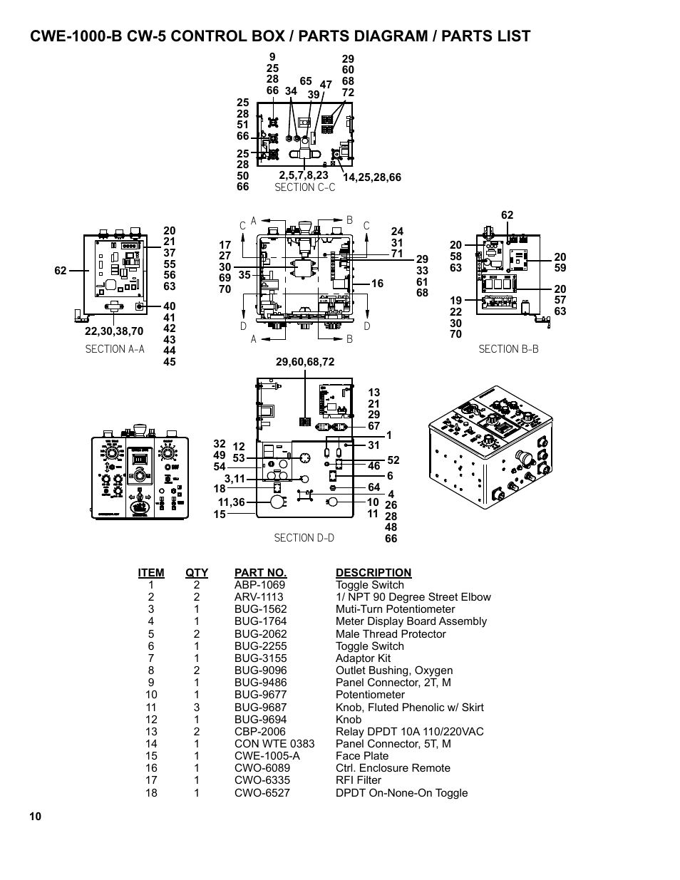 BUG-O Systems CWE-5 User Manual | Page 10 / 40