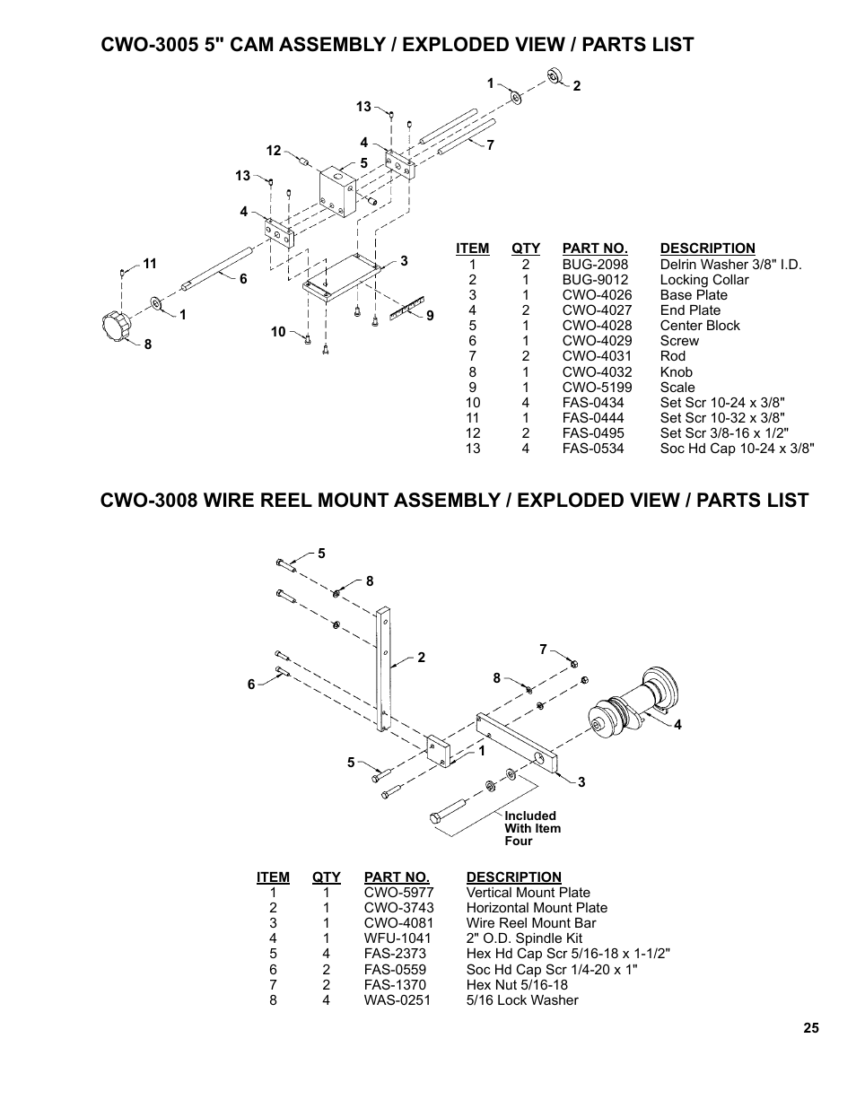 BUG-O Systems CWE-5 User Manual | Page 25 / 40