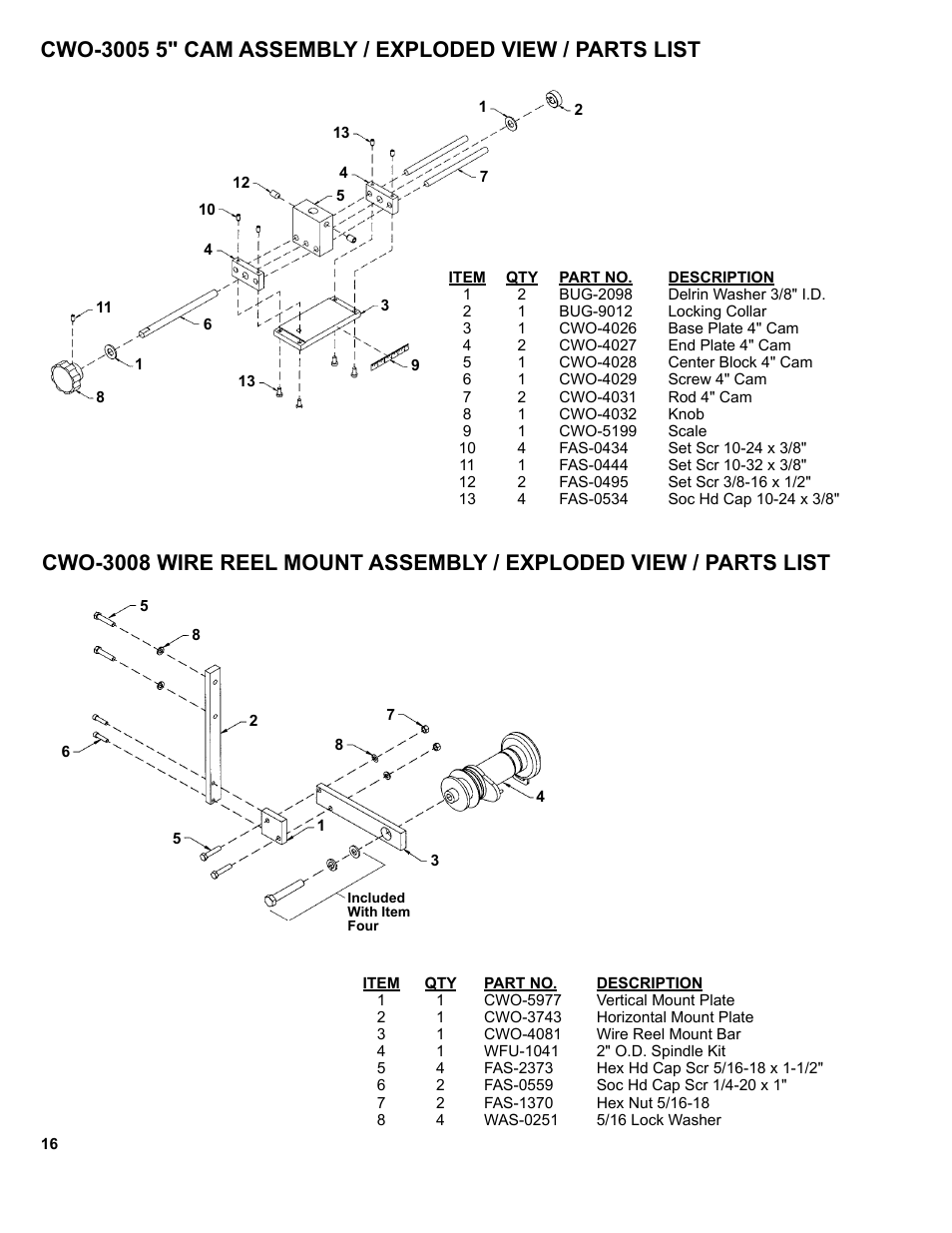BUG-O Systems CW-5AX User Manual | Page 16 / 41