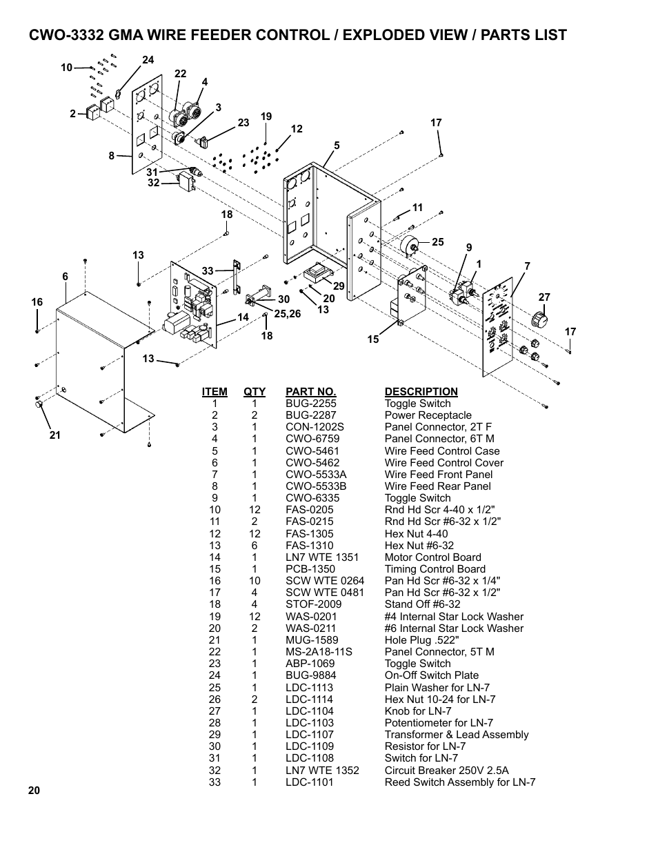 BUG-O Systems CW-5AX User Manual | Page 20 / 41