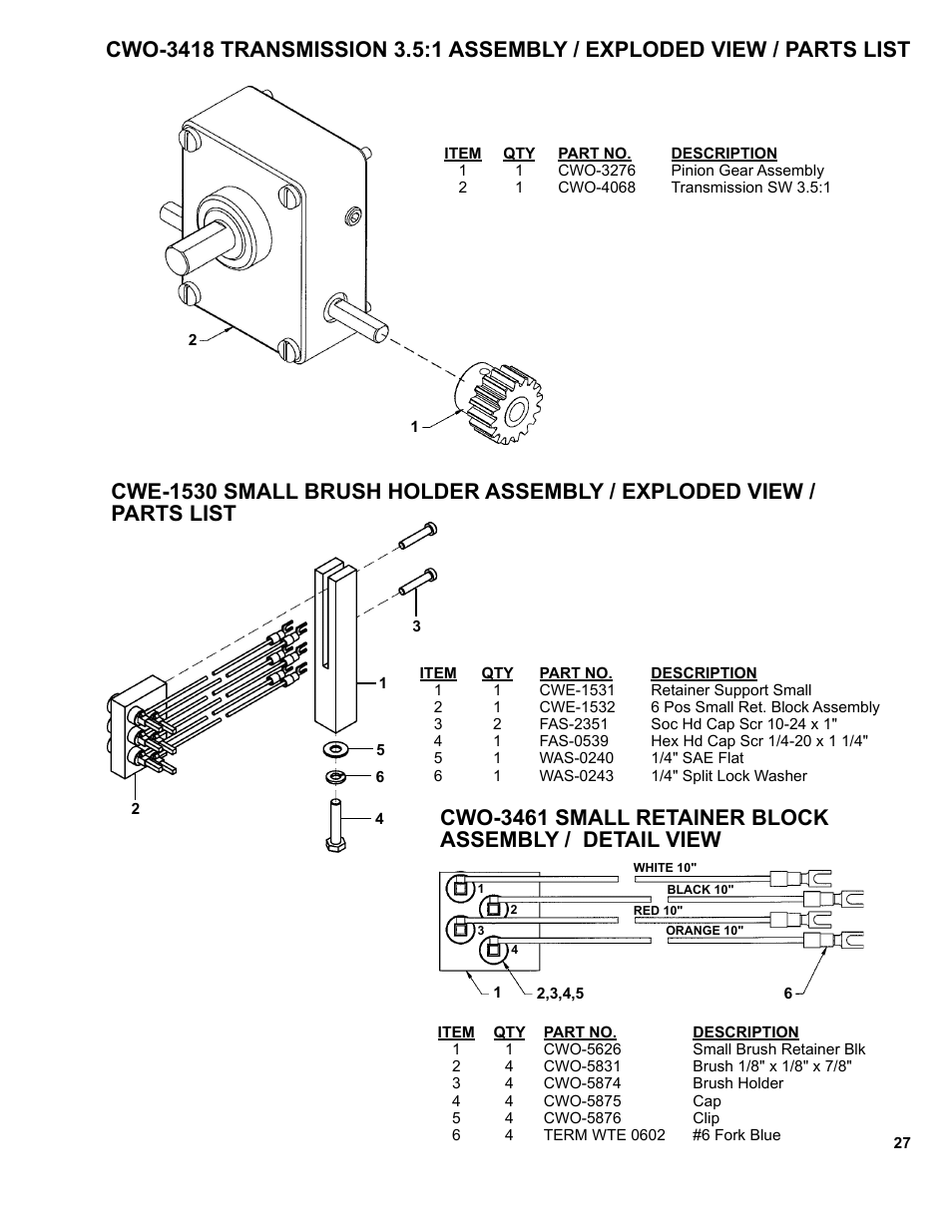 BUG-O Systems CW-5AX User Manual | Page 27 / 41
