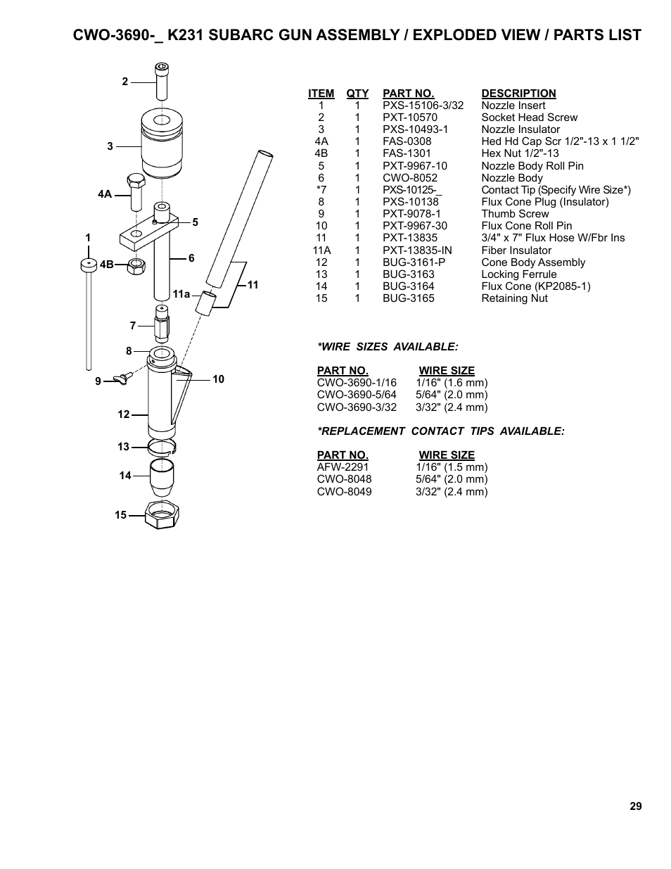 BUG-O Systems CW-5AX User Manual | Page 29 / 41