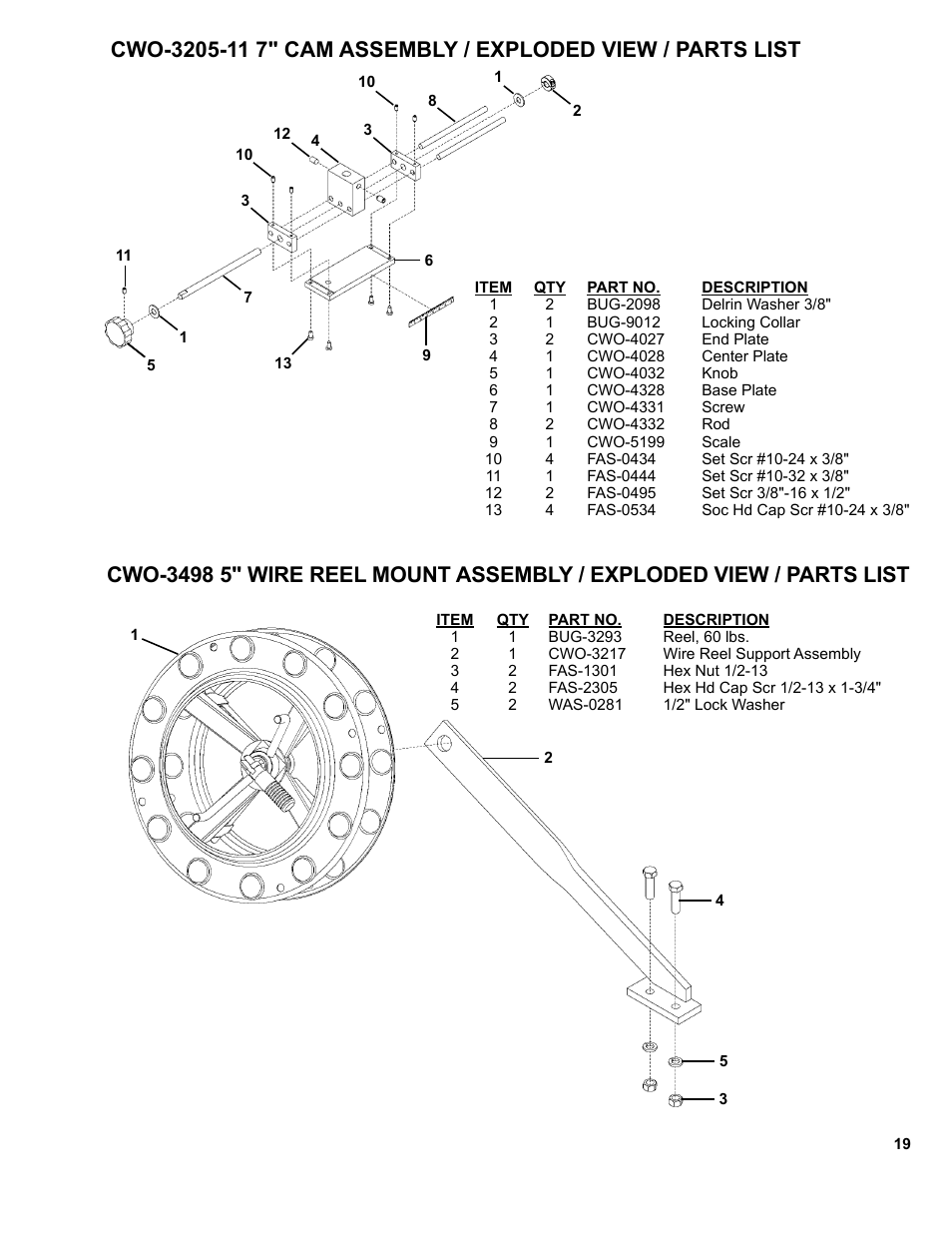 BUG-O Systems CW-7 User Manual | Page 19 / 43