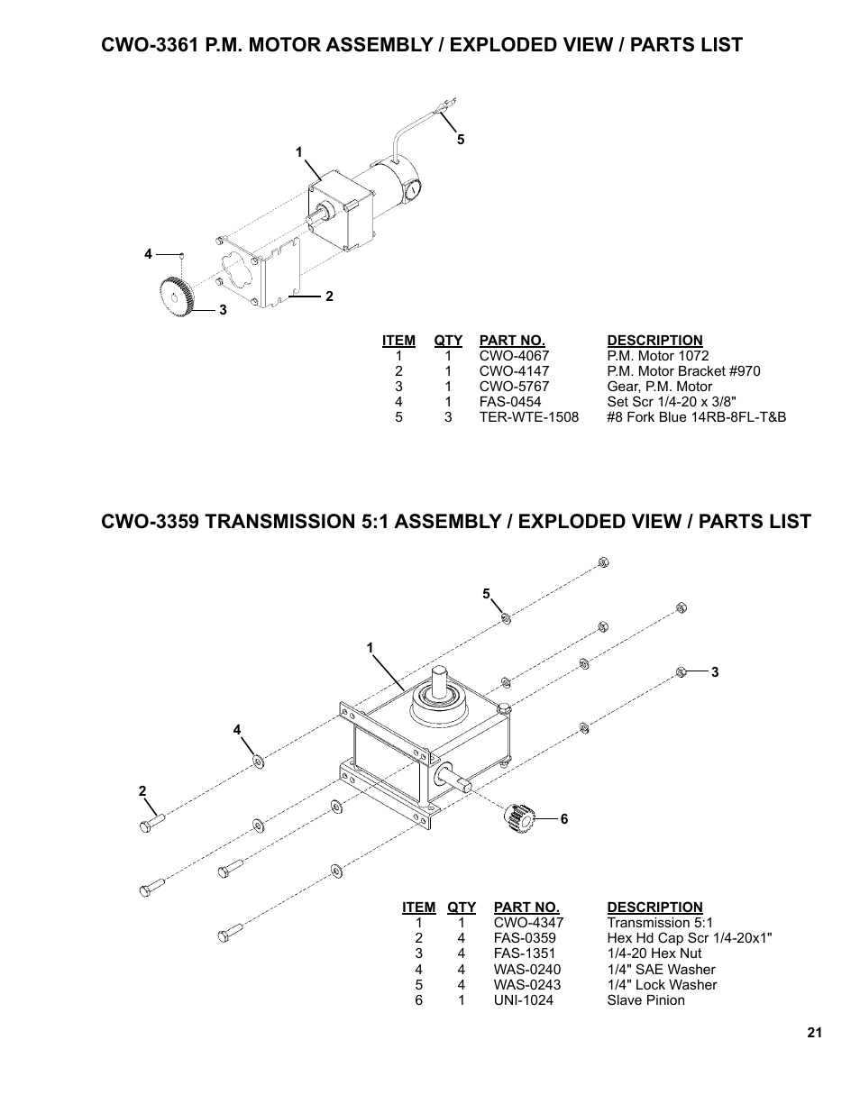 BUG-O Systems CW-7 User Manual | Page 21 / 43