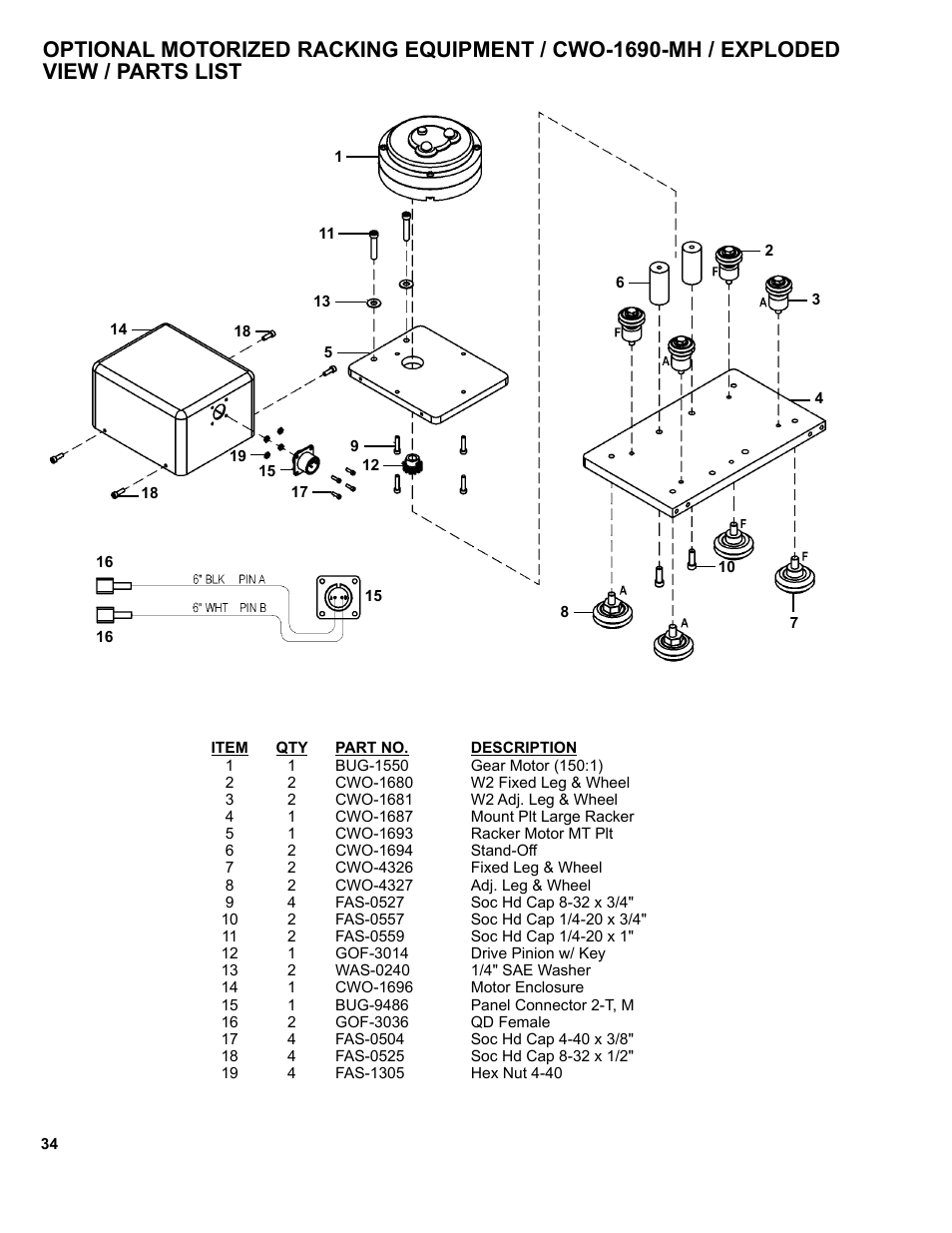 BUG-O Systems CW-7 User Manual | Page 34 / 43