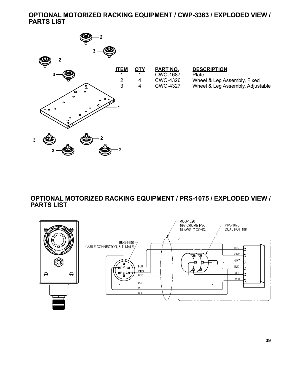 BUG-O Systems CW-7 User Manual | Page 39 / 43