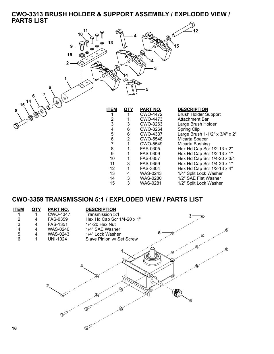 BUG-O Systems CW-11 User Manual | Page 16 / 46