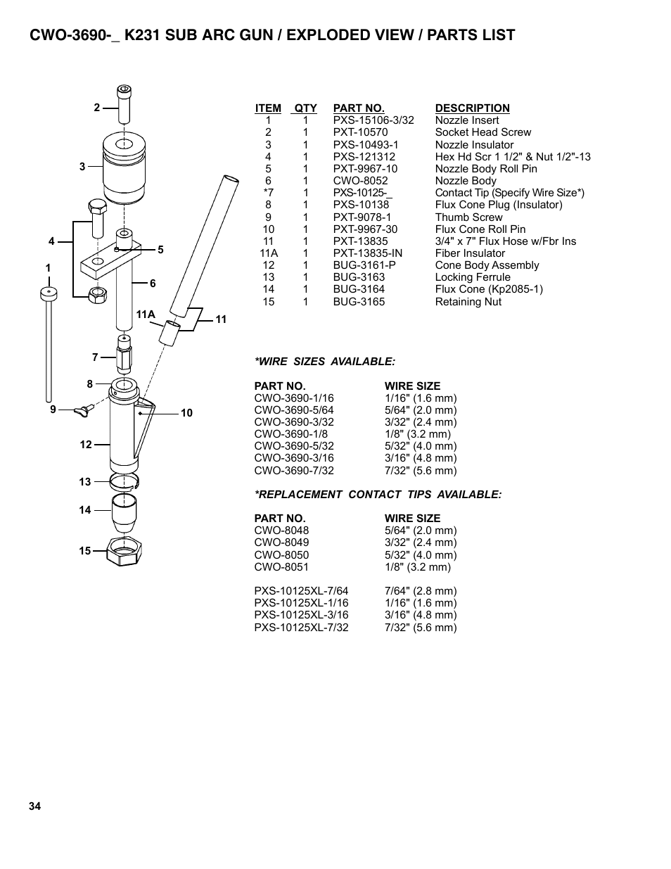 BUG-O Systems CW-11 User Manual | Page 34 / 46