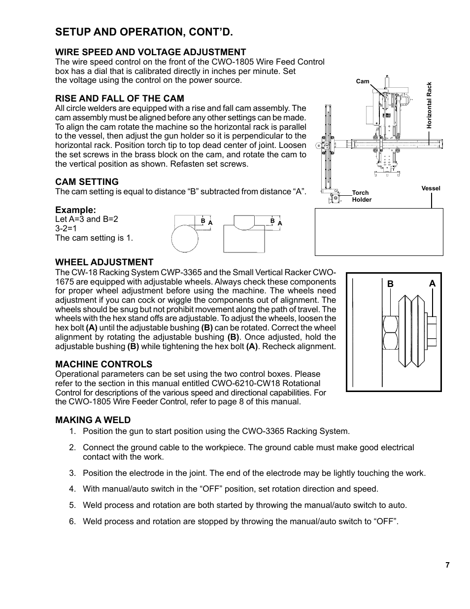 Setup and operation, cont’d | BUG-O Systems CW-18 User Manual | Page 7 / 41