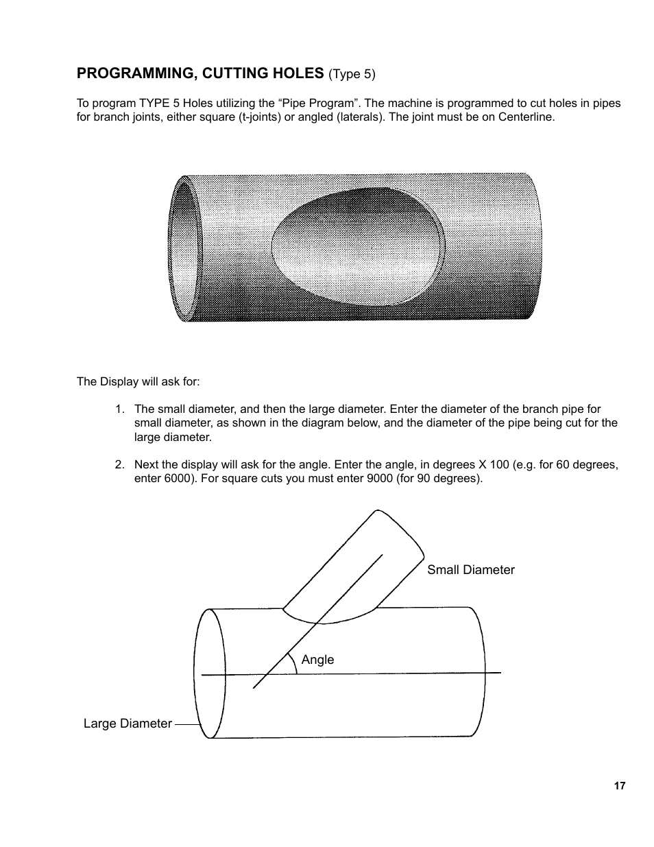 17 ..... programming, cutting holes: type 5 | BUG-O Systems MM-1 User Manual | Page 17 / 48