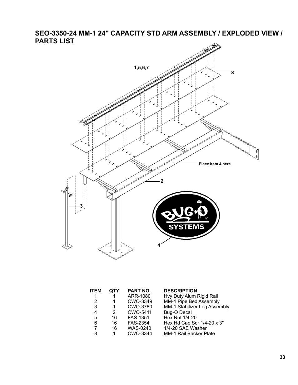 BUG-O Systems MM-1 User Manual | Page 33 / 48
