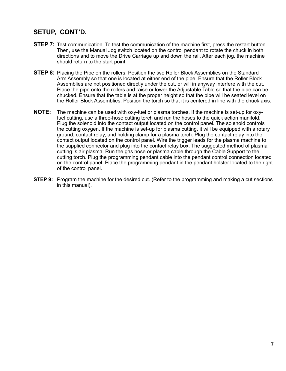 Setup, cont’d | BUG-O Systems MM-1 User Manual | Page 7 / 48