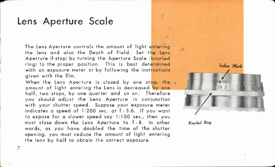 Slow shutter speed dial | Canon IV-S2 User Manual | Page 11 / 66