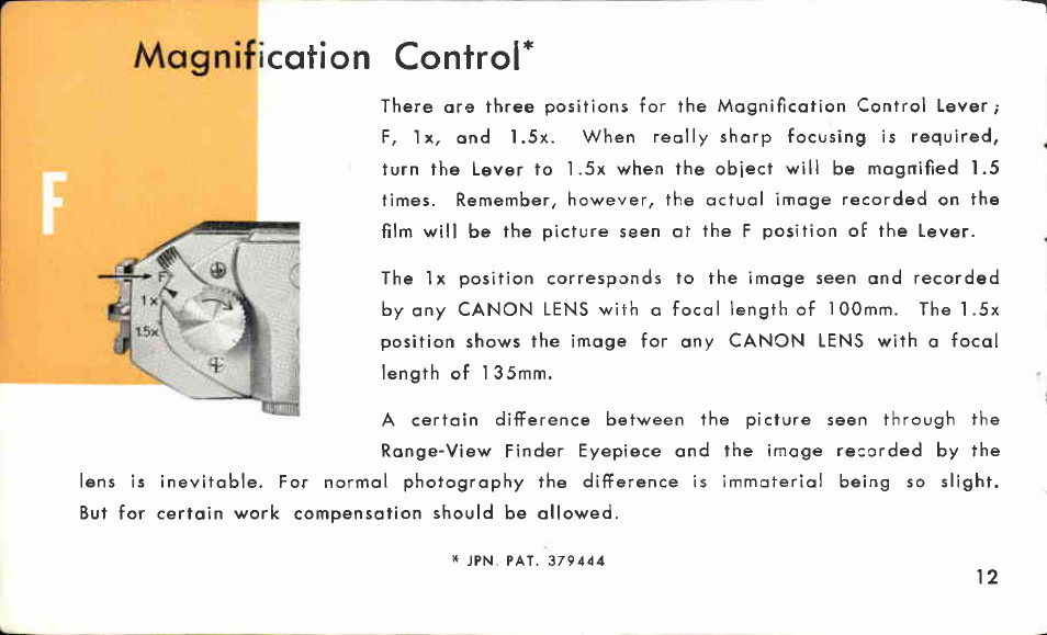 Focusing | Canon IV-S2 User Manual | Page 16 / 66