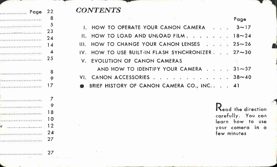 Canon | Canon IV-S2 User Manual | Page 2 / 66