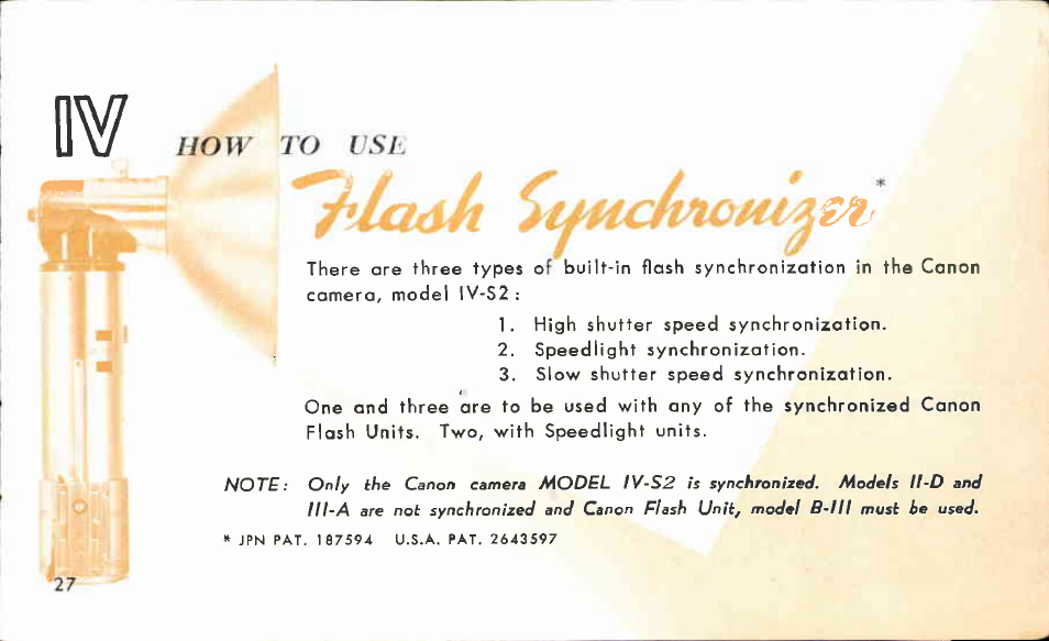 Canon IV-S2 User Manual | Page 31 / 66