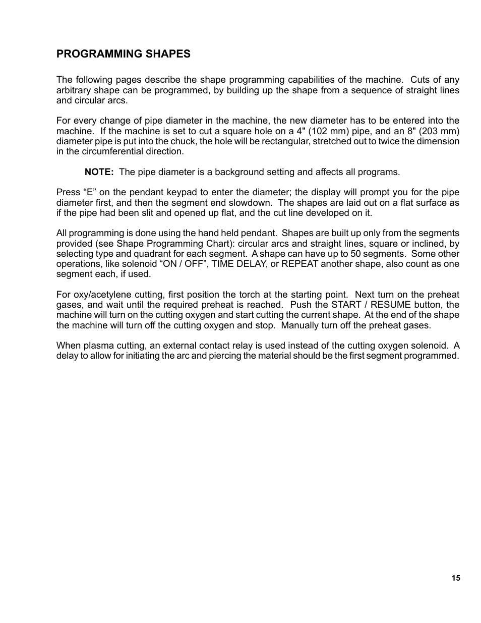 15 ... programming shapes | BUG-O Systems SE-2PTD User Manual | Page 15 / 43