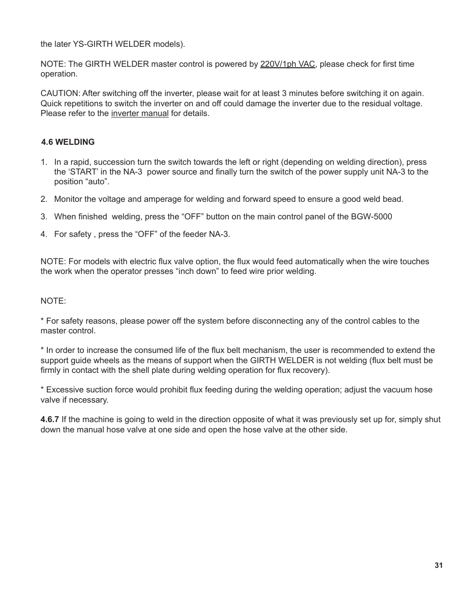 BUG-O Systems BGW-5000 User Manual | Page 31 / 47