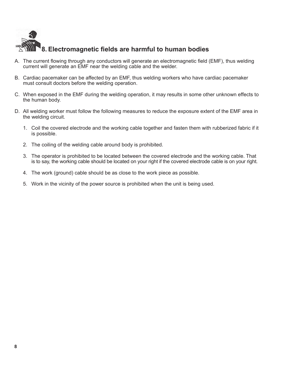 Electromagnetic fields are harmful to human bodies | BUG-O Systems BGW-5000 User Manual | Page 8 / 47