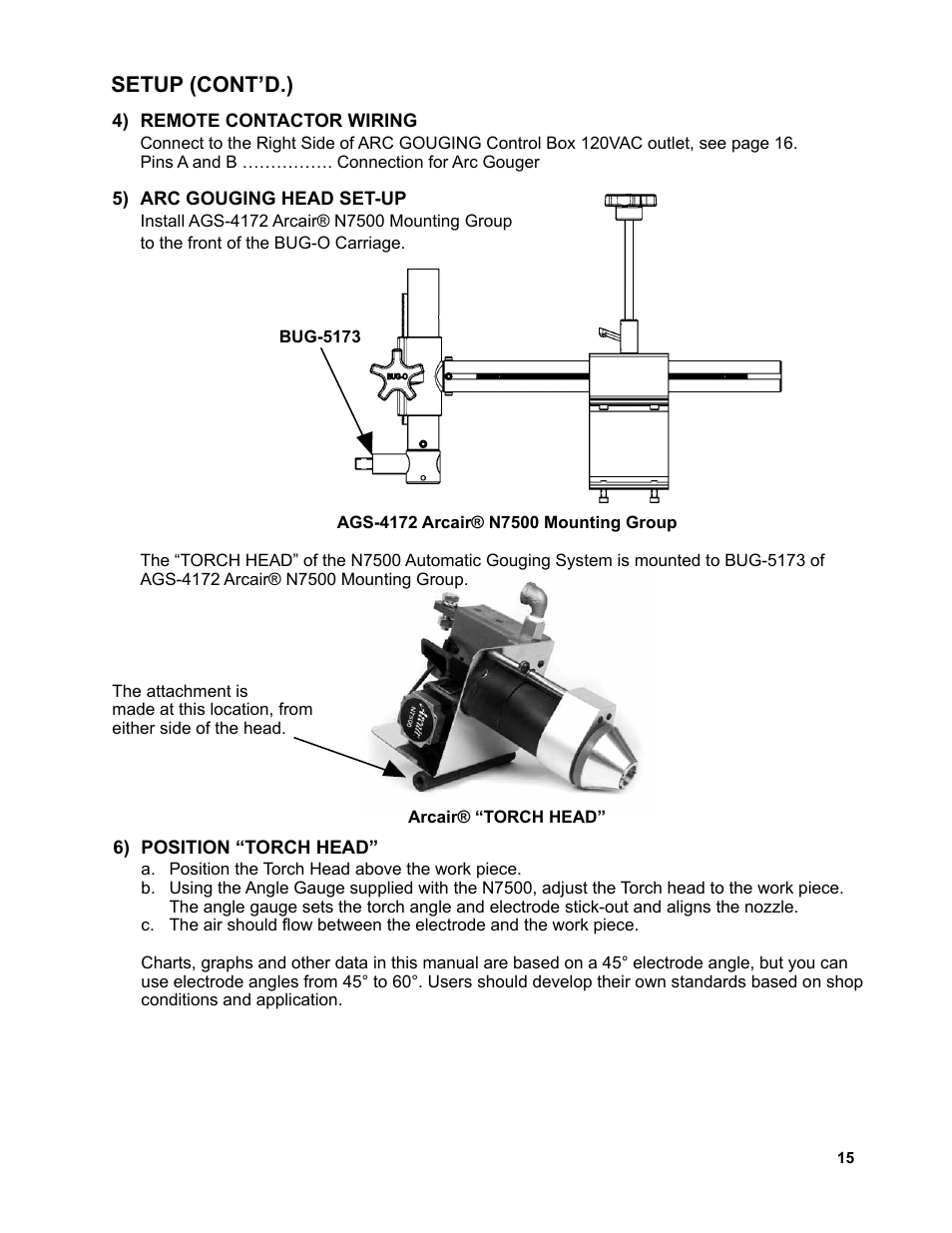 Setup (cont’d.) | BUG-O Systems AGS-4000 User Manual | Page 15 / 46